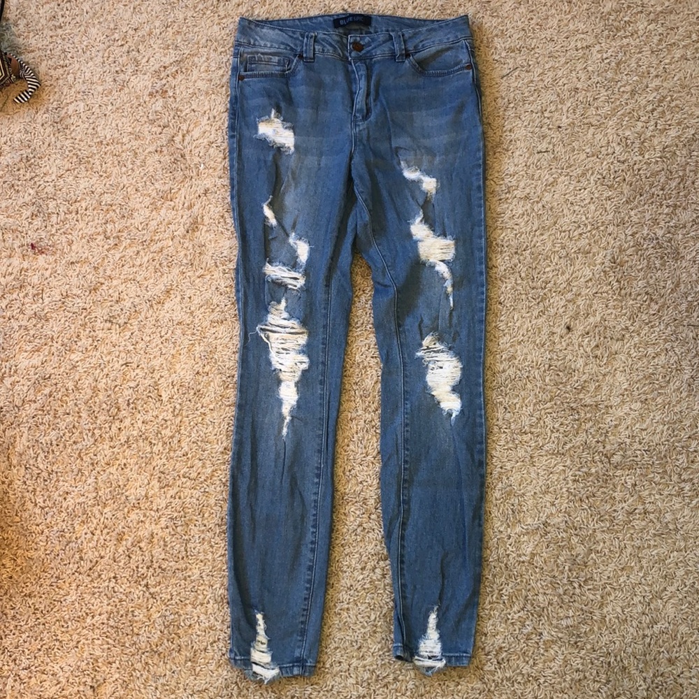 blue spice skinny jeans